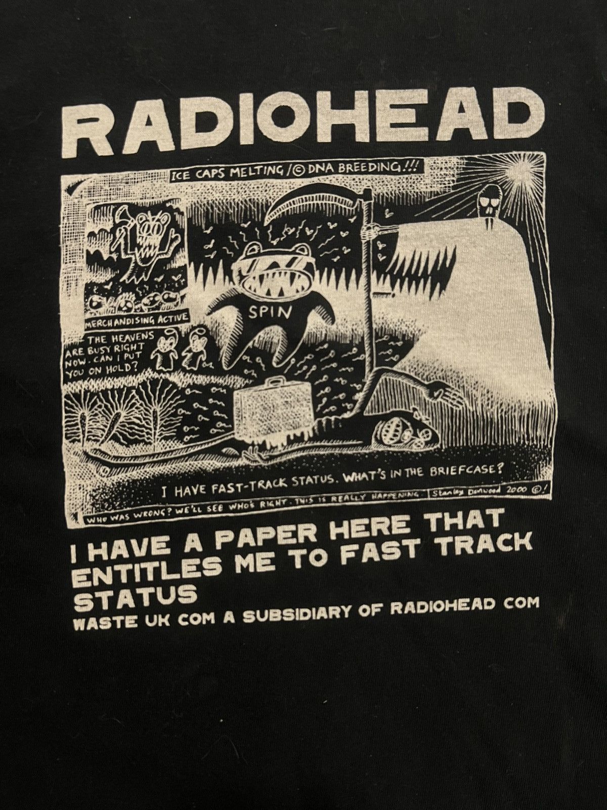 Vintage Vintage 2000's Radiohead W.A.S.T.E Tee Size US S / EU 44-46 / 1 - 2 Thumbnail