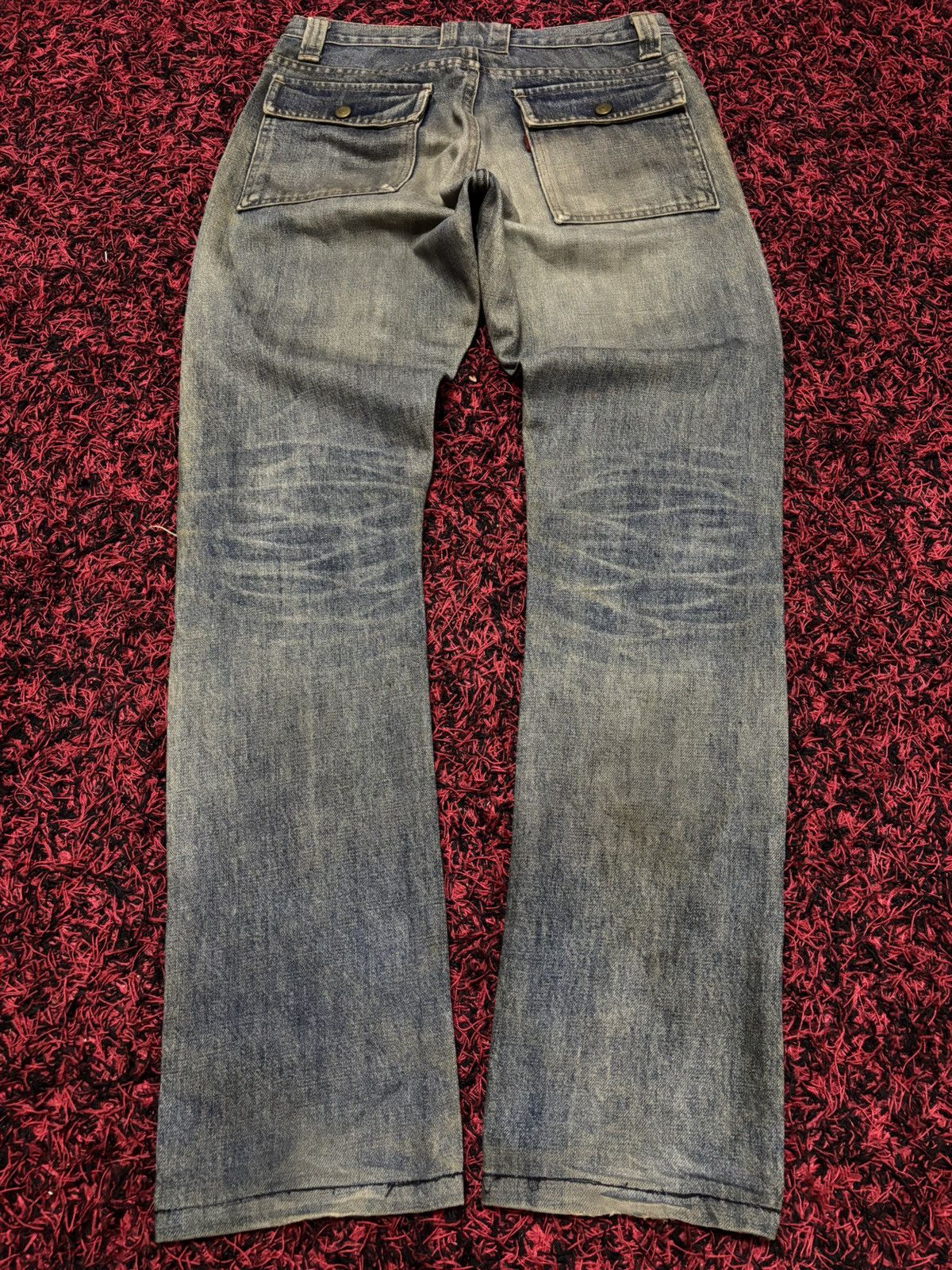 Japanese Brand Vtg Japanese Brand Bushpant Mud Washed Jeans Size US 28 / EU 44 - 2 Thumbnail