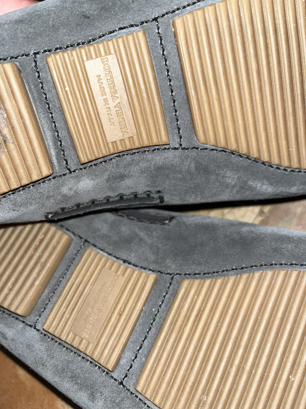 Bottega Veneta Bottega Veneta Intrecciato Suede Slip-On Loafers Size US 10 / IT 40 - 4 Thumbnail