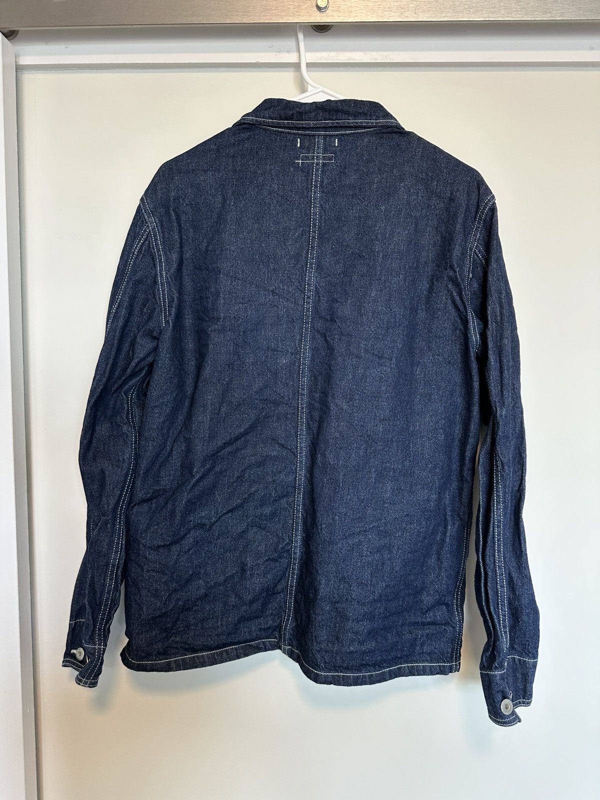 Knickerbocker Mfg Co Knickerbocker Four Pocket Chore Coat Size S Dark Denim Size US S / EU 44-46 / 1 - 2 Thumbnail