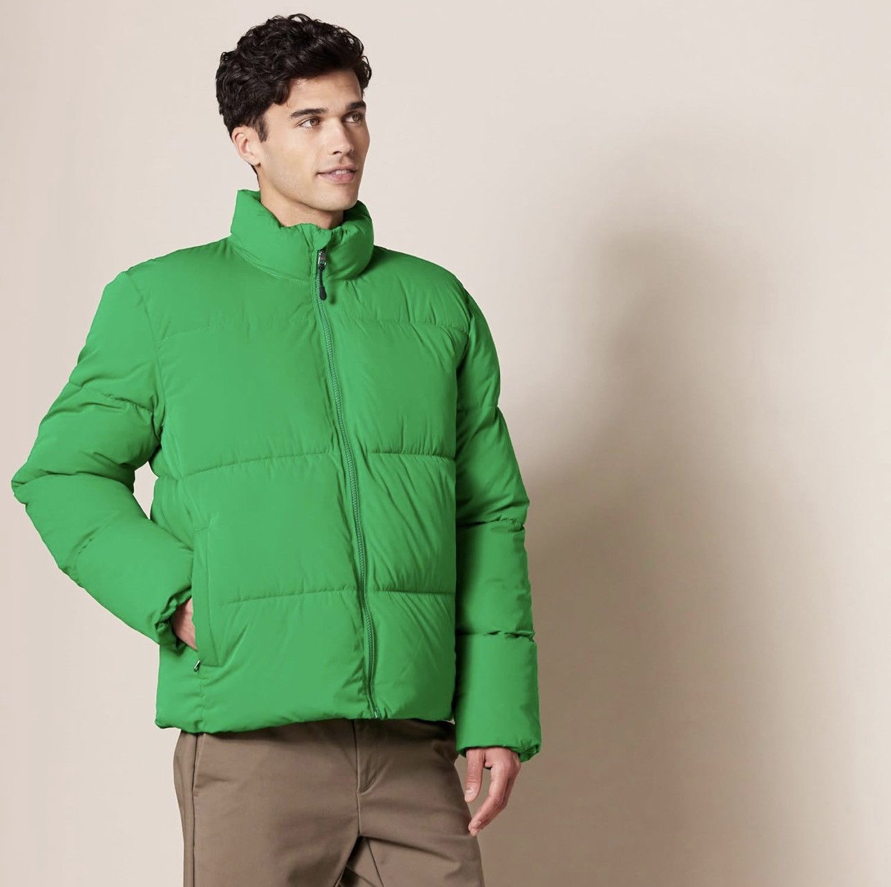 Other Amazon Essentials Mens Mock Neck Heavyweight Puffer Coat Size US XS / EU 42 / 0 - 2 Thumbnail