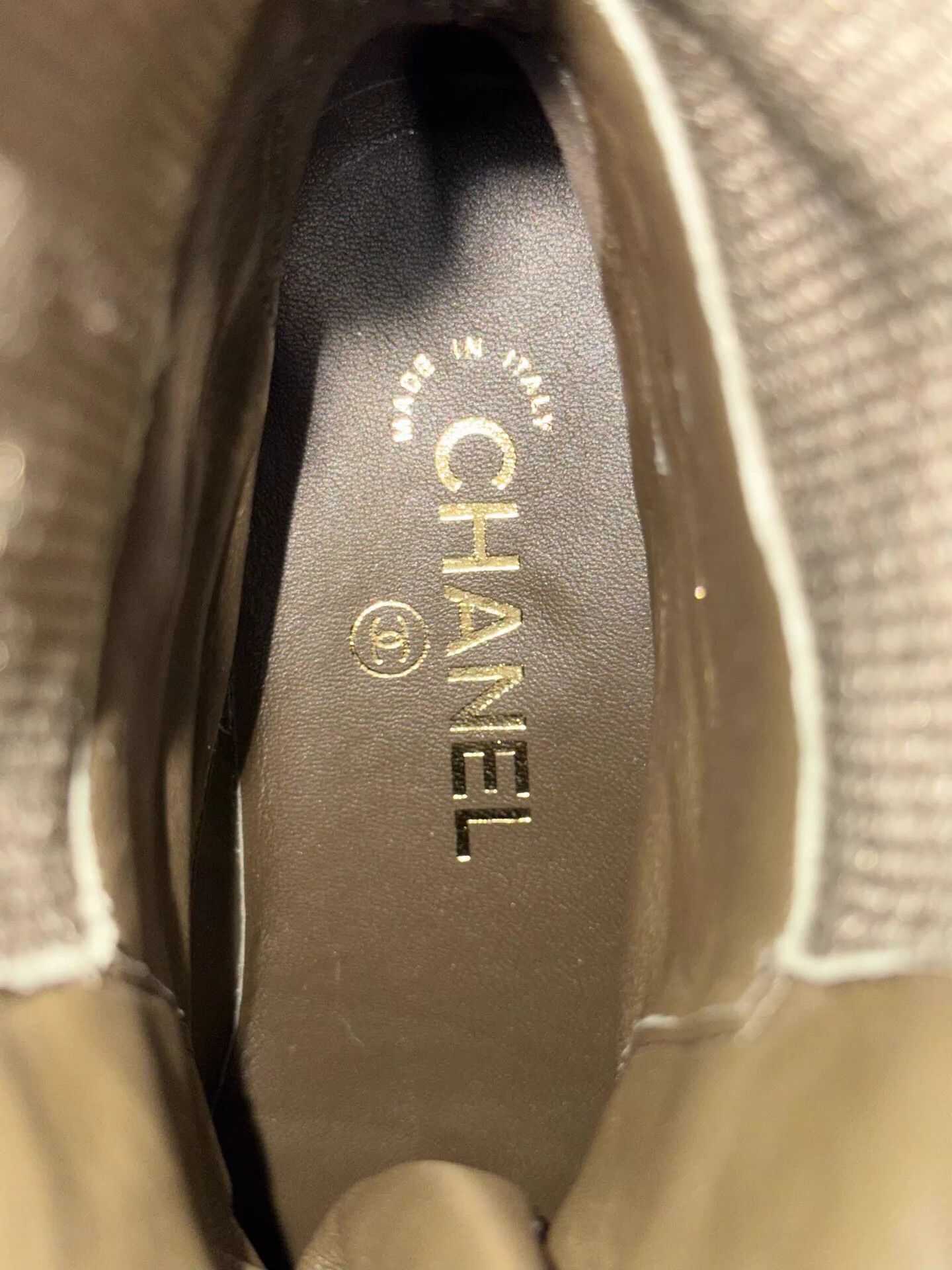 Chanel Chanel Women's Military Green Platform Ankle Boots 36.5 Size US 6 / IT 36 - 8 Thumbnail