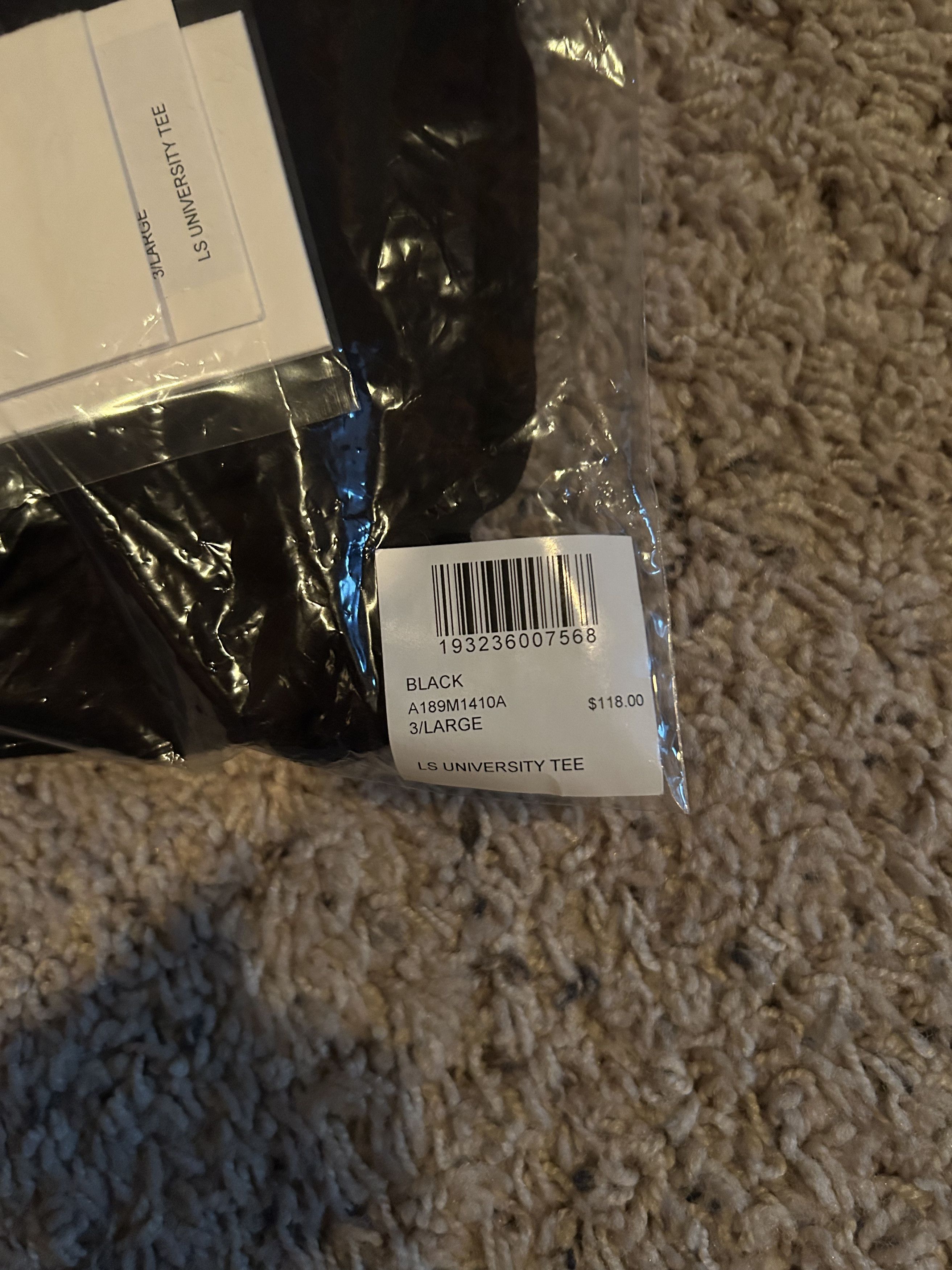 John Elliott L/S University Tee Size US L / EU 52-54 / 3 - 6 Thumbnail