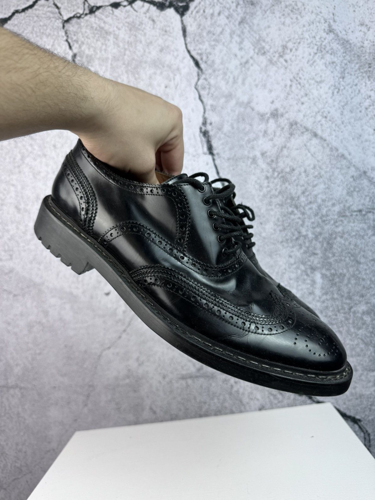 Givenchy RARE Givenchy Chunky Leather Derbies Shoes Size US 11 / EU 44 - 5 Thumbnail