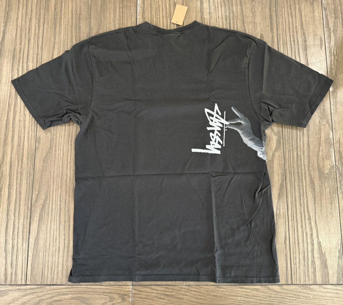 Stussy 🎱 Stussy NEW! Lady Paris Pigment Dyed Tee XXL Black 2XL 🎱 Size US XXL / EU 58 / 5 - 5 Thumbnail