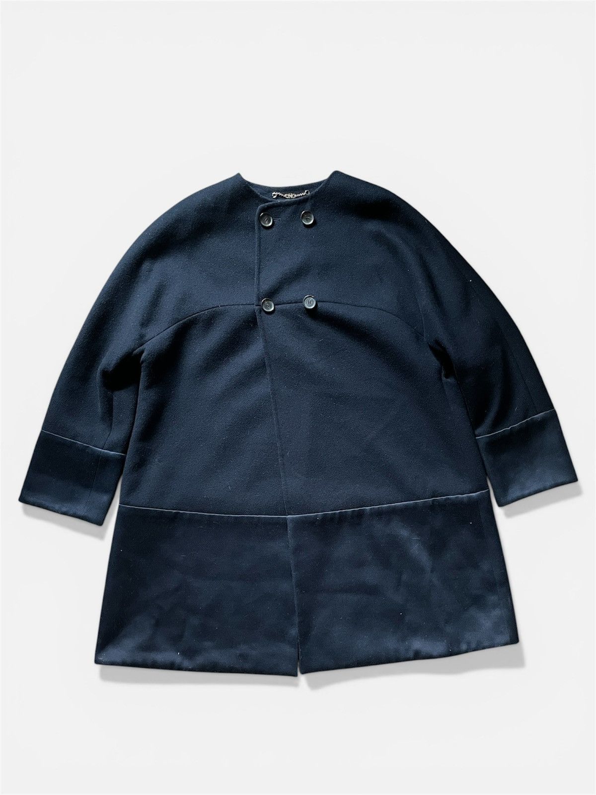 Salvatore Ferragamo ARCHIVE RARE VINTAGE SALVATORE FERRAGAMO WOOL COAT 2000s Size M / US 6-8 / IT 42-44 - 1 Thumbnail