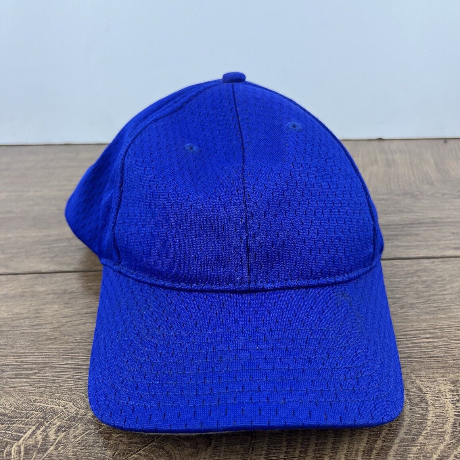 Other Plain Blue Hat Blue Adjustable Hat Blue Adult Size Baseball Size ONE SIZE - 2 Thumbnail