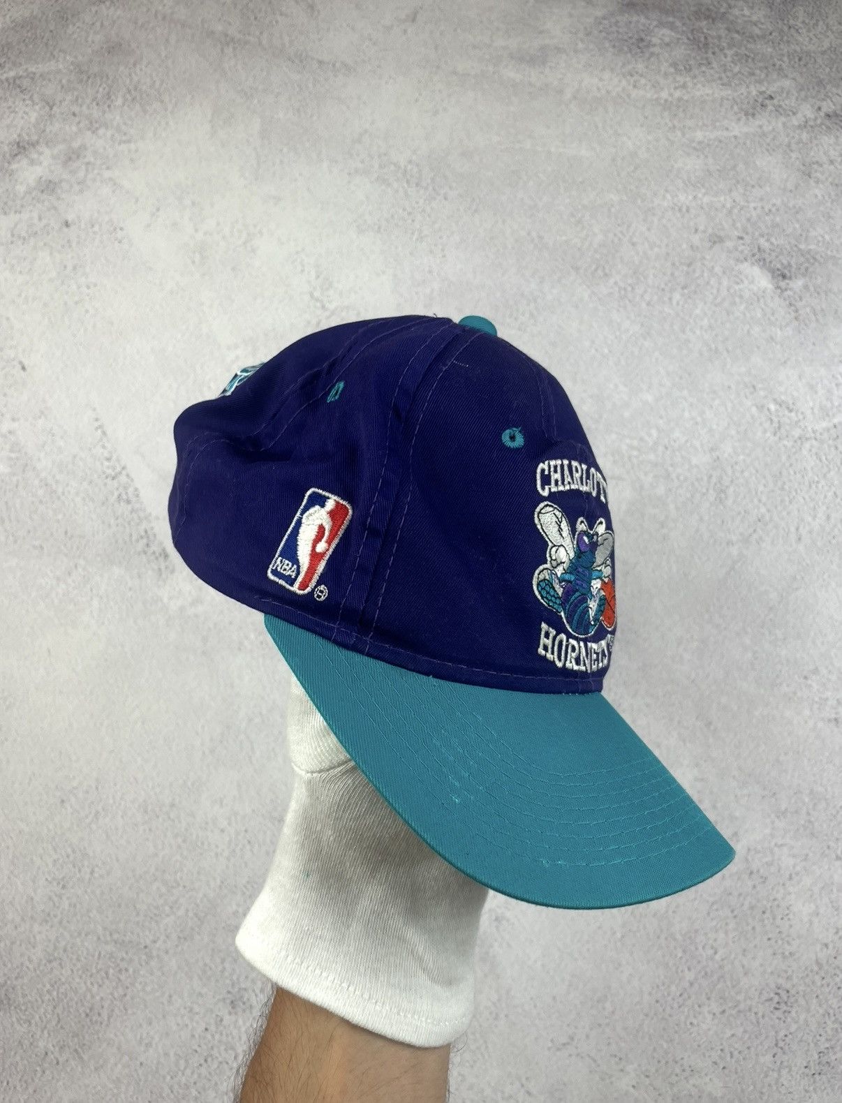 NBA Vintage Charlotte Hornets Hat Sports Specialties Script Size ONE SIZE - 2 Thumbnail