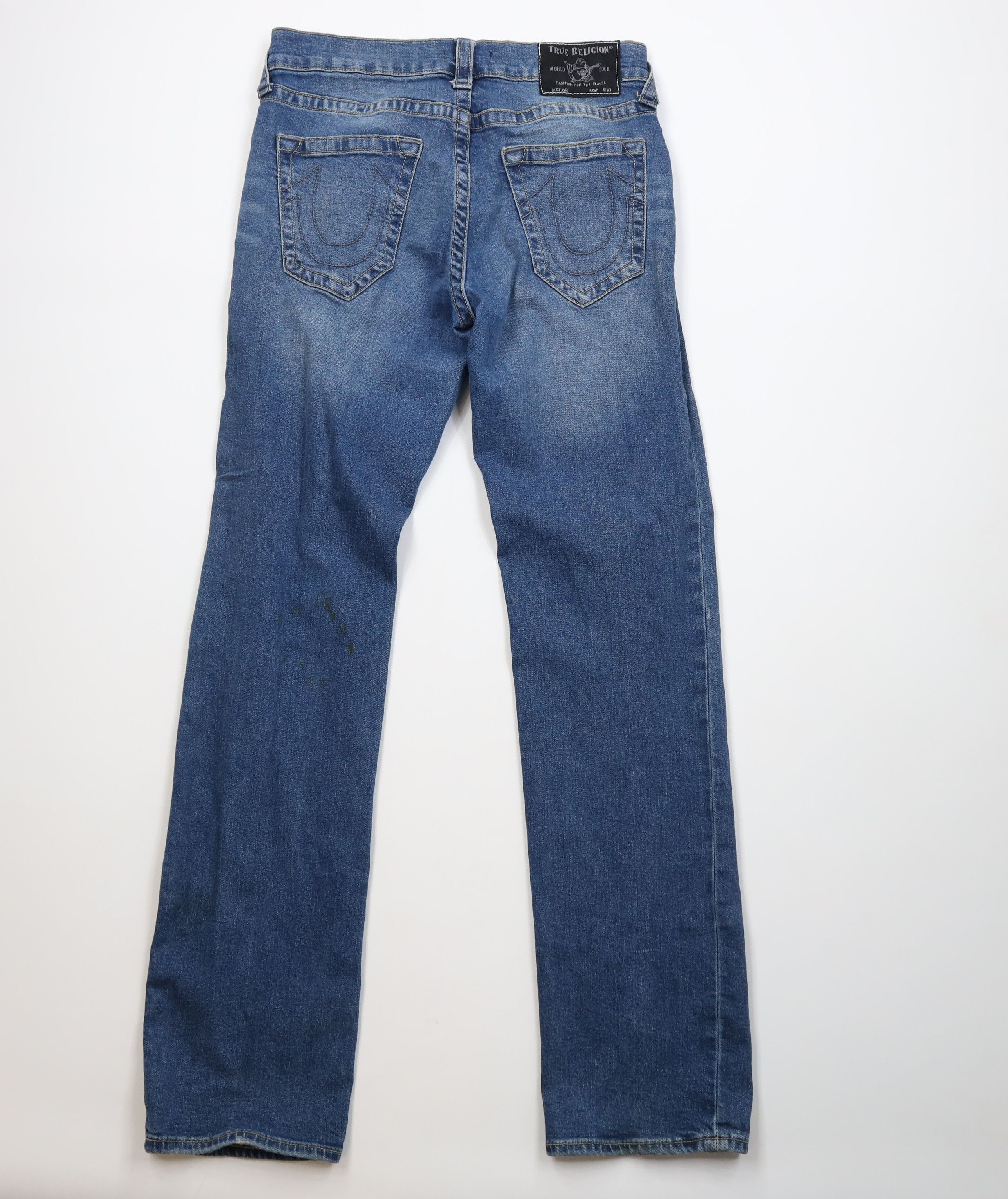 True Religion True Religion Stretch Ricky Relaxed Fit Denim Jeans Blue Size US 31 - 12 Thumbnail
