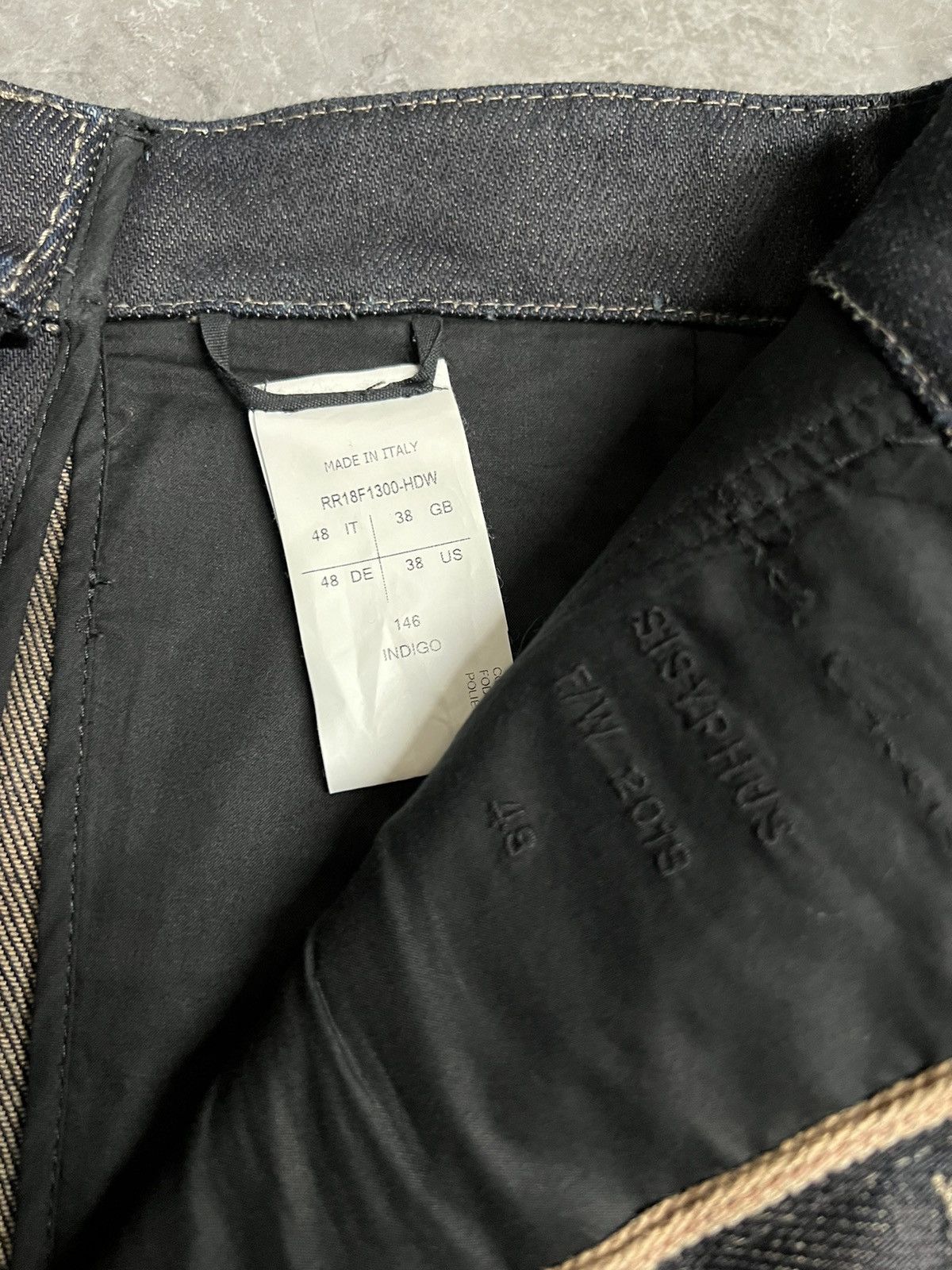 Rick Owens RICK OWENS HIGH WAIST DIRT JEANS SZ 48 Size US 32 / EU 48 - 4 Thumbnail