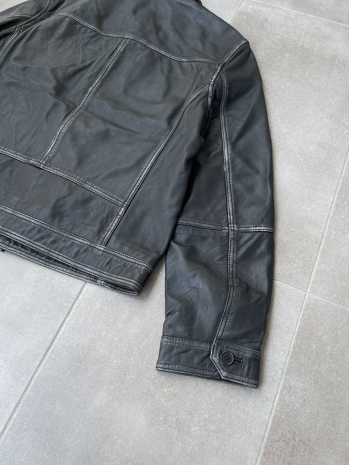 Zadig & Voltaire !DS! SS23 Zadig & Voltaire Lasso Dyed Leather Jacket Size US M / EU 48-50 / 2 - 18 Thumbnail