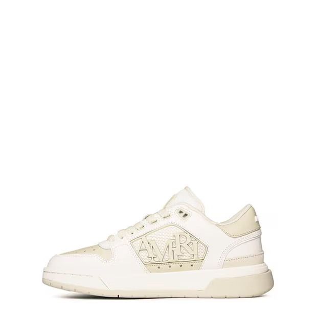 Amiri o1g2r1mq0824 Classic Leather Trainers in White & Beige Size US 10 / IT 40 - 2 Thumbnail