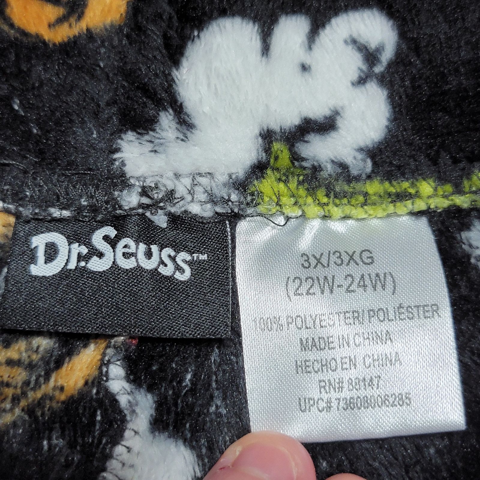 Other Dr. Seuss Soft Fleece Grinch Lounge Pants- Size 3X (22W/24W) Size 42" / US 20 - 3 Thumbnail