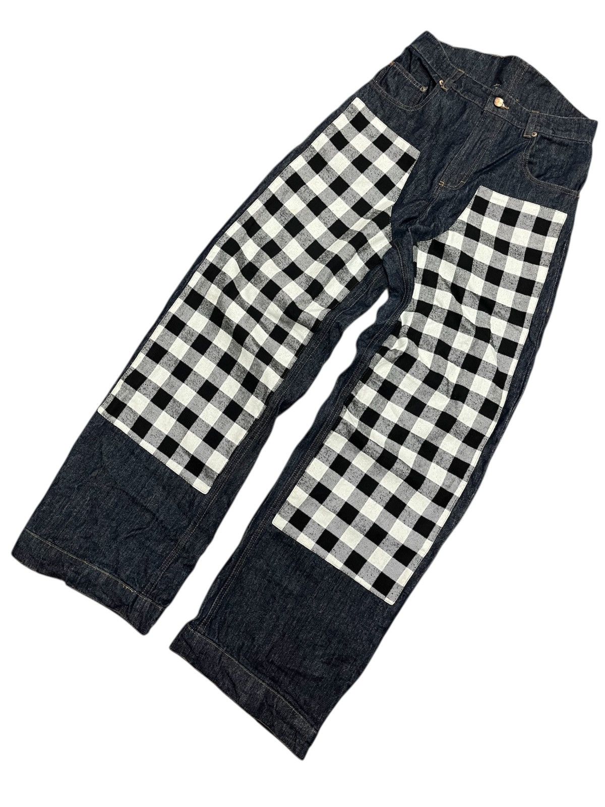 Alex Mullins ALEX MULLINS x DOUBLE KNEE DENIM x BRITISH DESIGNER x RARE Size US 29 - 1 Thumbnail