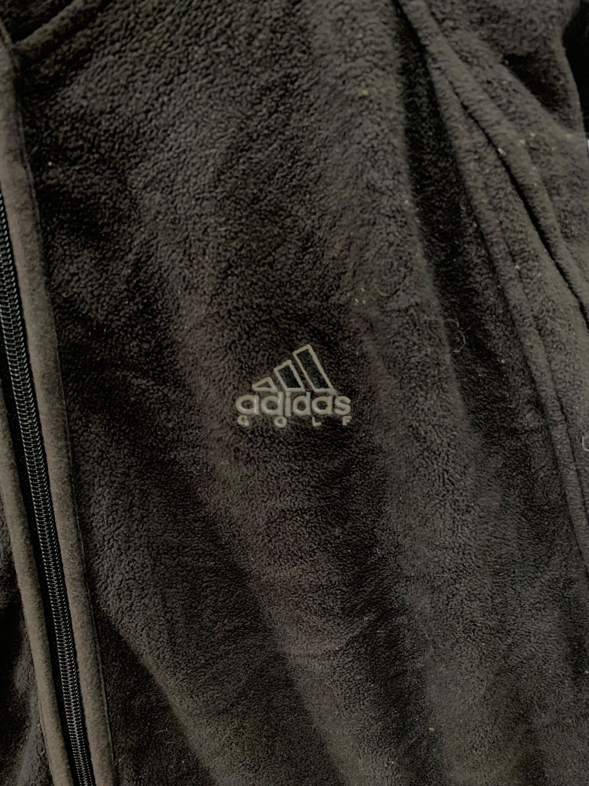 Adidas Vintage ADIDAS GOLF COLLECTION Fleece 3 Stripes Jacket Parka Size US L / EU 52-54 / 3 - 7 Thumbnail