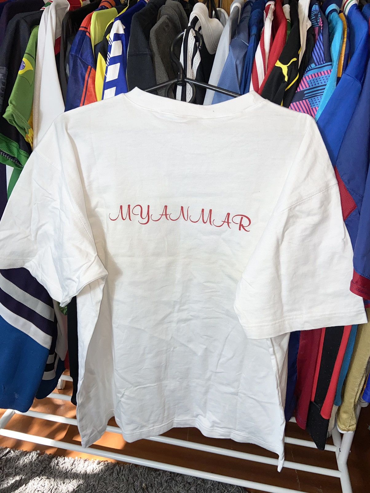 Vintage “JUST SAY NO FOR OPIUM” VINTAGE 90s HUMOR BAND ADULT T-SHIRT Size US XL / EU 56 / 4 - 4 Thumbnail