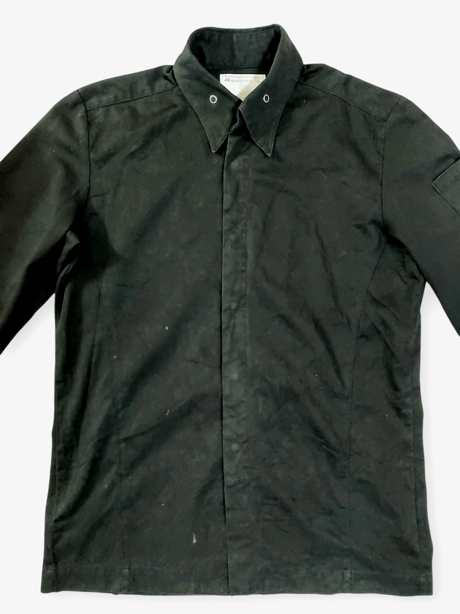 Montblanc Montblanc Black Chef Style Button Up Size US L / EU 52-54 / 3 - 4 Thumbnail