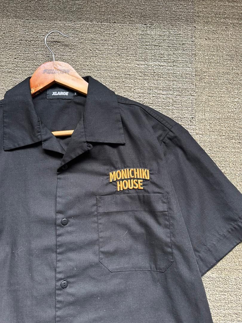 Japanese Brand × Xlarge XLARGE X MONICHIKI OPEN COLLAR SHIRT Size US M / EU 48-50 / 2 - 4 Thumbnail