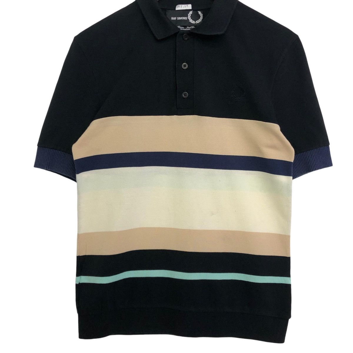 Fred Perry × Raf Simons *Rare!! FRED PERRY x RAF SIMONS stripe polo tee Size US S / EU 44-46 / 1 - 2 Thumbnail