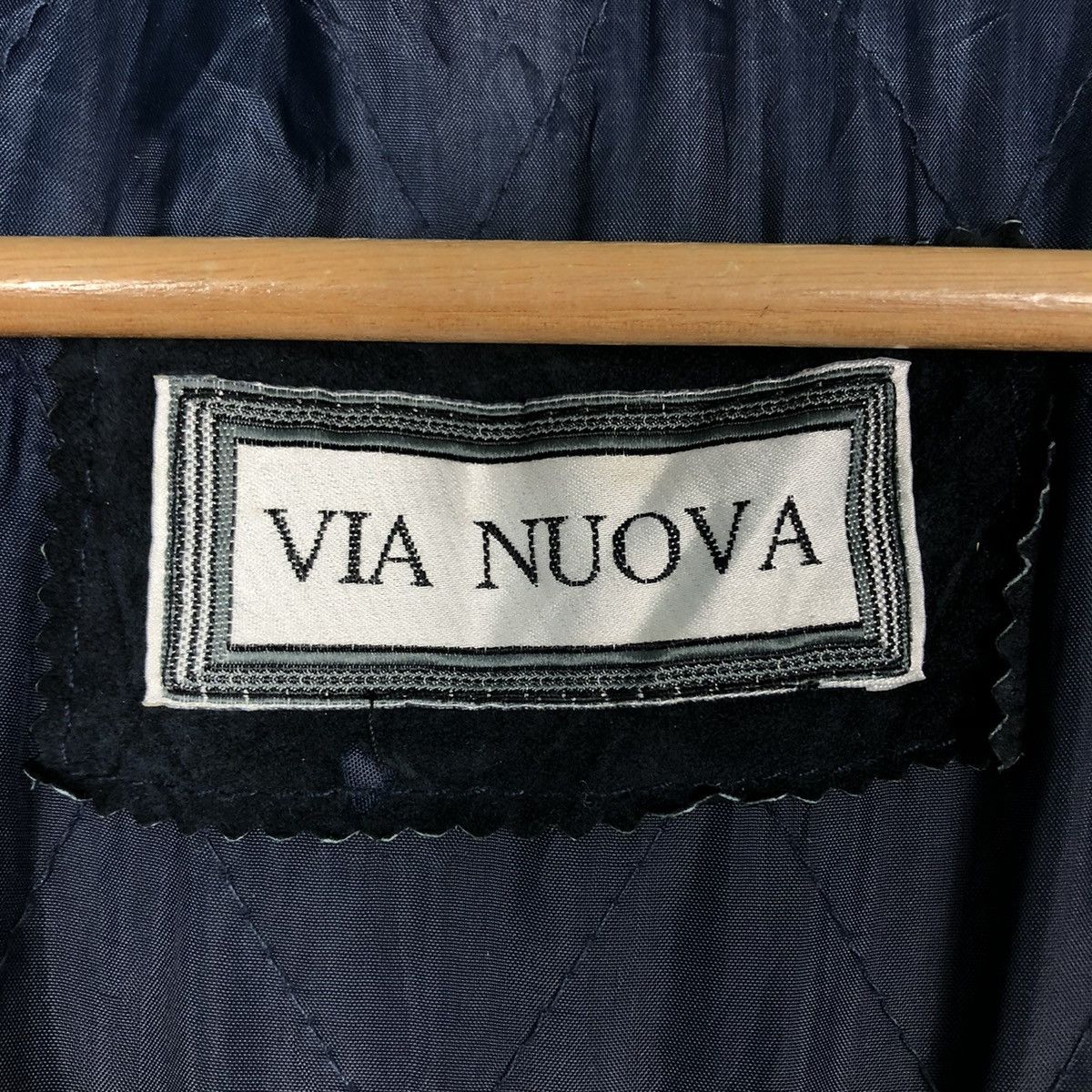Japanese Brand 🔥VINTAGE GENUINE LEATHER JACKET BIKER VIA NUOVA ISSEY MIYAKE Size US L / EU 52-54 / 3 - 17 Thumbnail