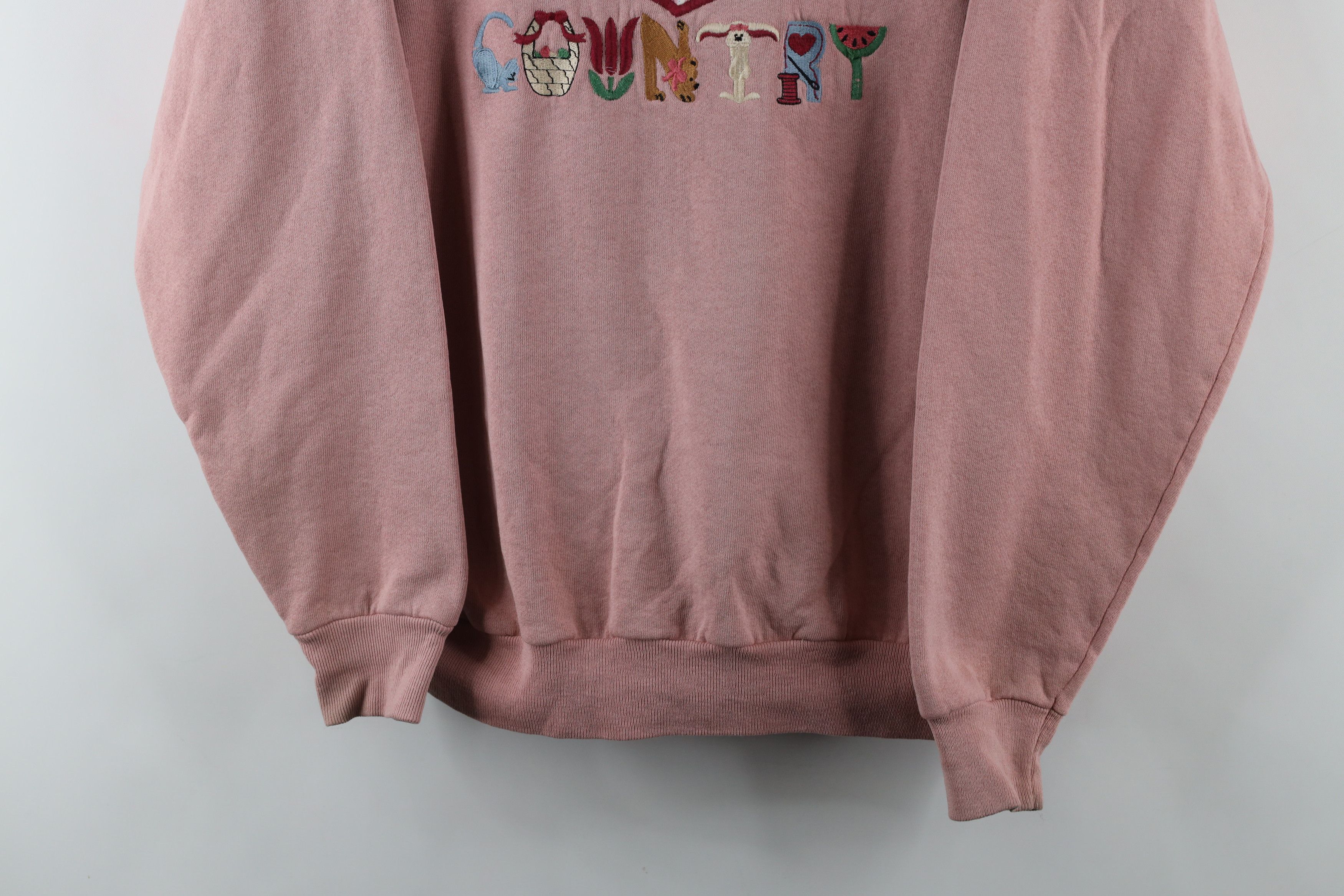 Vintage Vintage 90s Streetwear Country Crewneck Sweatshirt USA Size L / US 10 / IT 46 - 3 Thumbnail