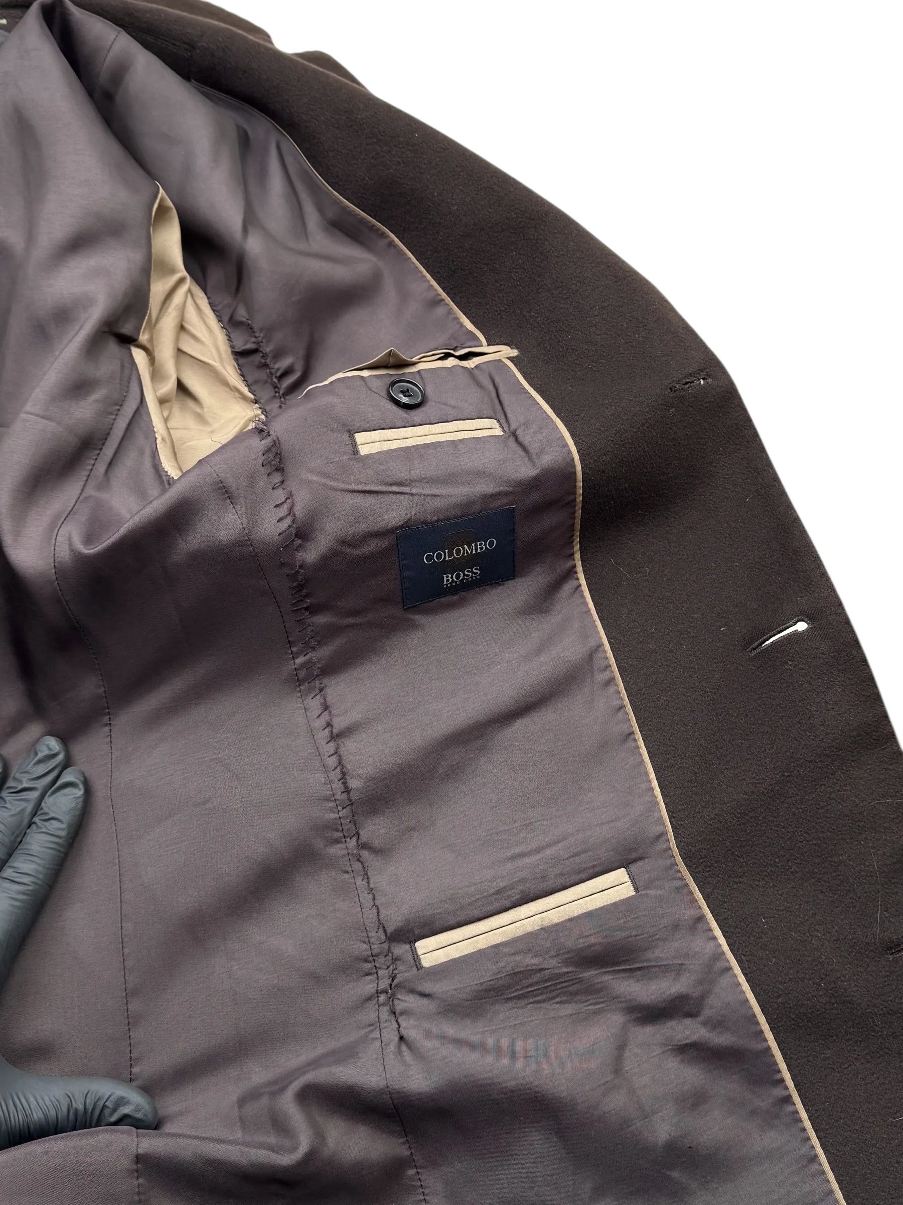 Hugo Boss Hugo Boss Vintage Distressed Wool Coat(V38) Size US S / EU 44-46 / 1 - 12 Thumbnail