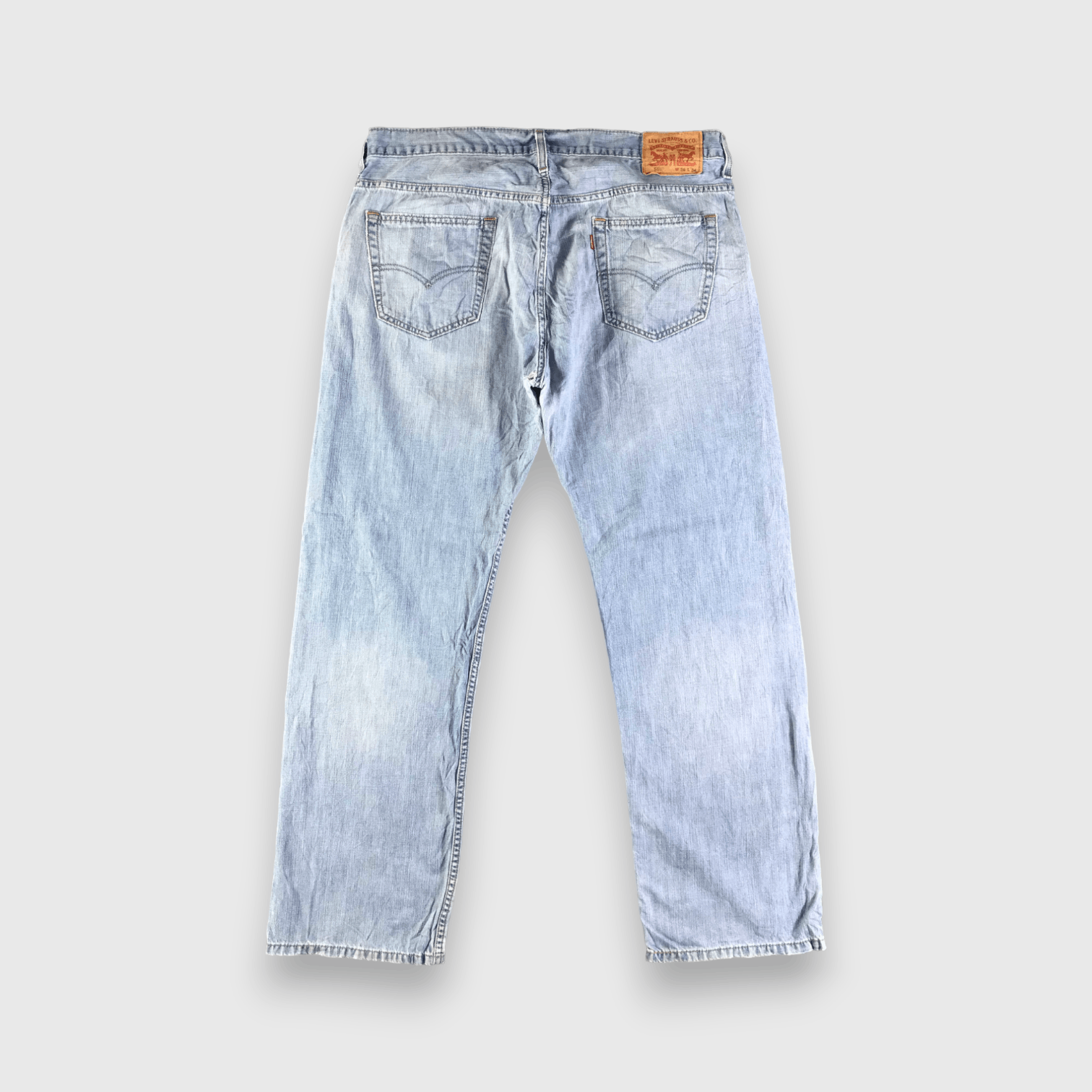 Levi's Vintage Light Wash Levis 569 Jeans-J4396 Size US 38 / EU 54 - 2 Thumbnail