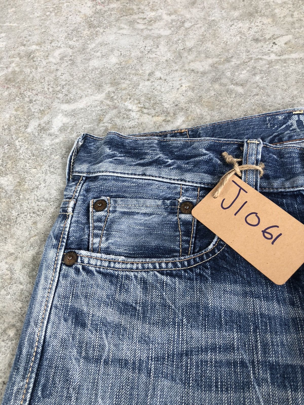 If Six Was Nine Japanese Edwin 503 Flared Jeans Distressed Jeans Size US 34 / EU 50 - 14 Thumbnail