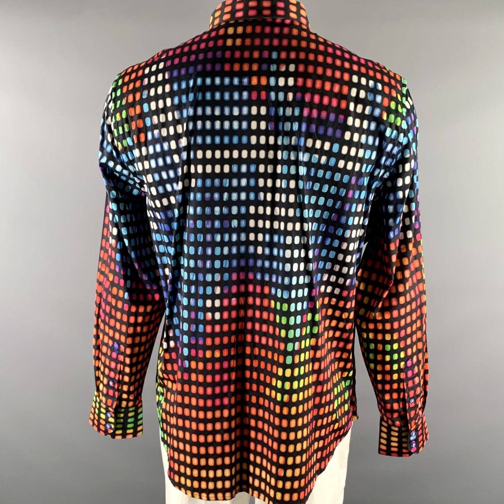 Robert Graham ROBERT GRAHAM Size XXL Black Polka Dot Cotton Long Sleeve Shirt Size US XXL / EU 58 / 5 - 4 Thumbnail