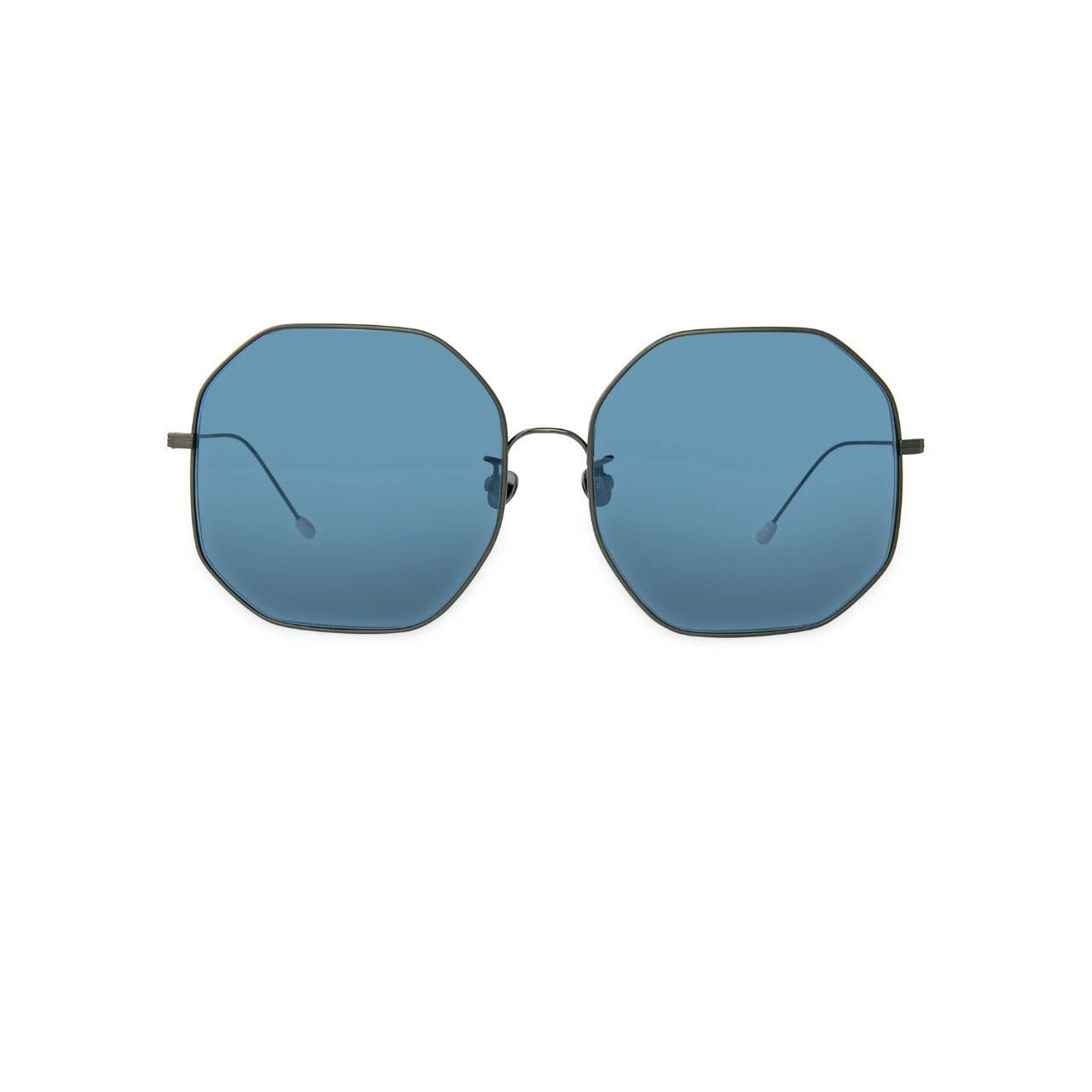 Ann Demeulemeester Ann Demeulemeester Sunglasses Oversized Gun Metal and Grey Size ONE SIZE - 1 Thumbnail