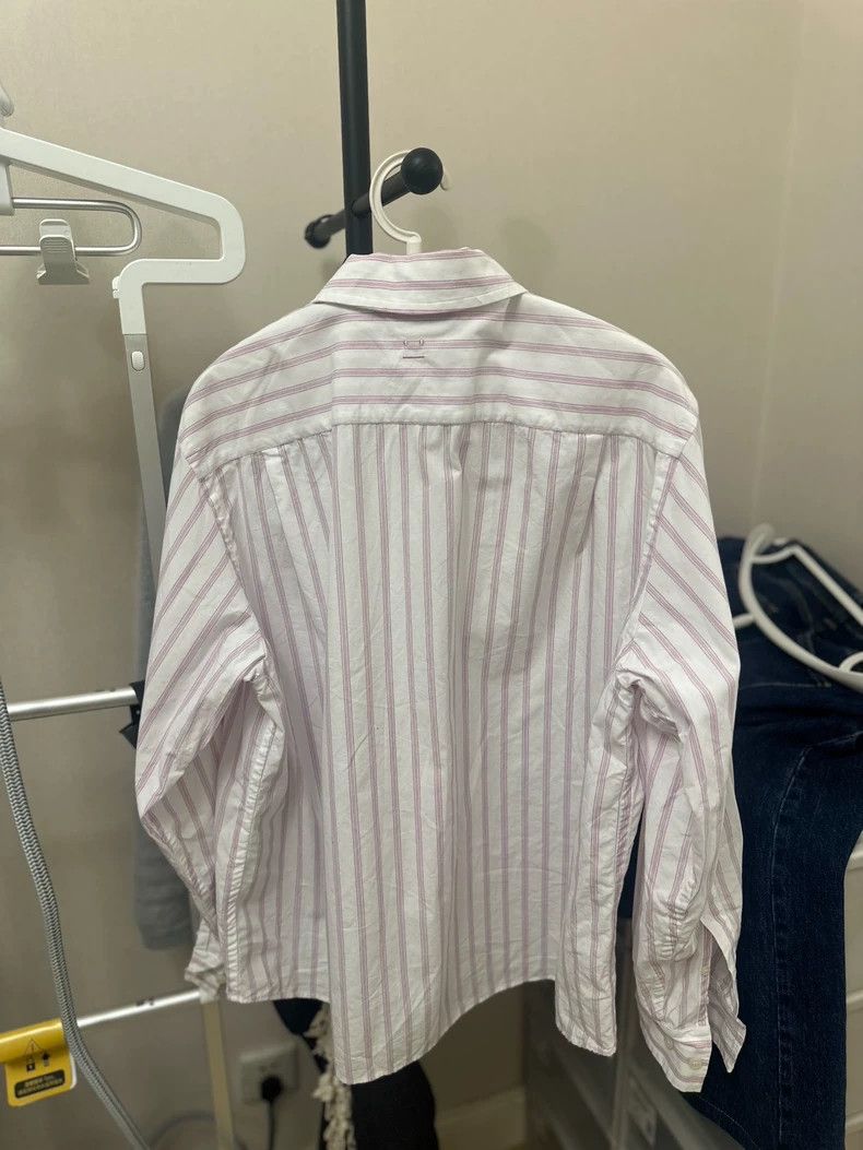 Acne Studios acne studios White and pink pointed-collar shirt Size US XS / EU 42 / 0 - 5 Thumbnail