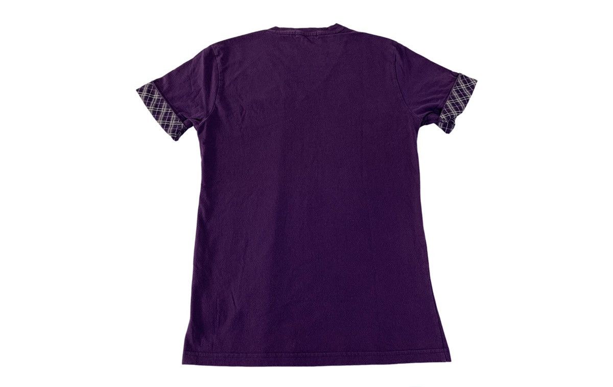 Burberry Burberry Black Label Nova Checked V Neck Printed Tee Size S / US 4 / IT 40 - 5 Thumbnail