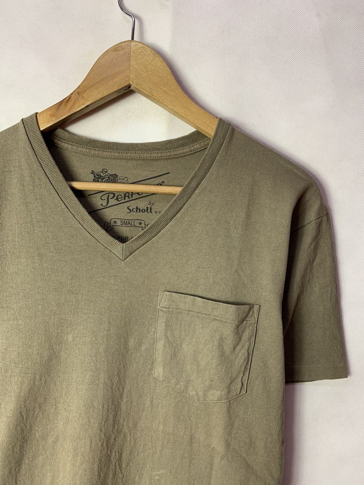 Schott 🔥 Schott Perfecto NYC Plain Pocket Tee Biker Size US S / EU 44-46 / 1 - 2 Thumbnail