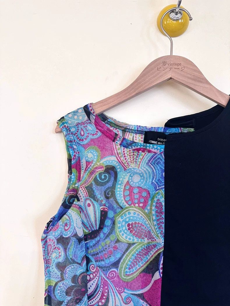 Comme des Garcons Comme Des Garcons Patchwork Mesh Vest Size S / US 4 / IT 40 - 2 Thumbnail