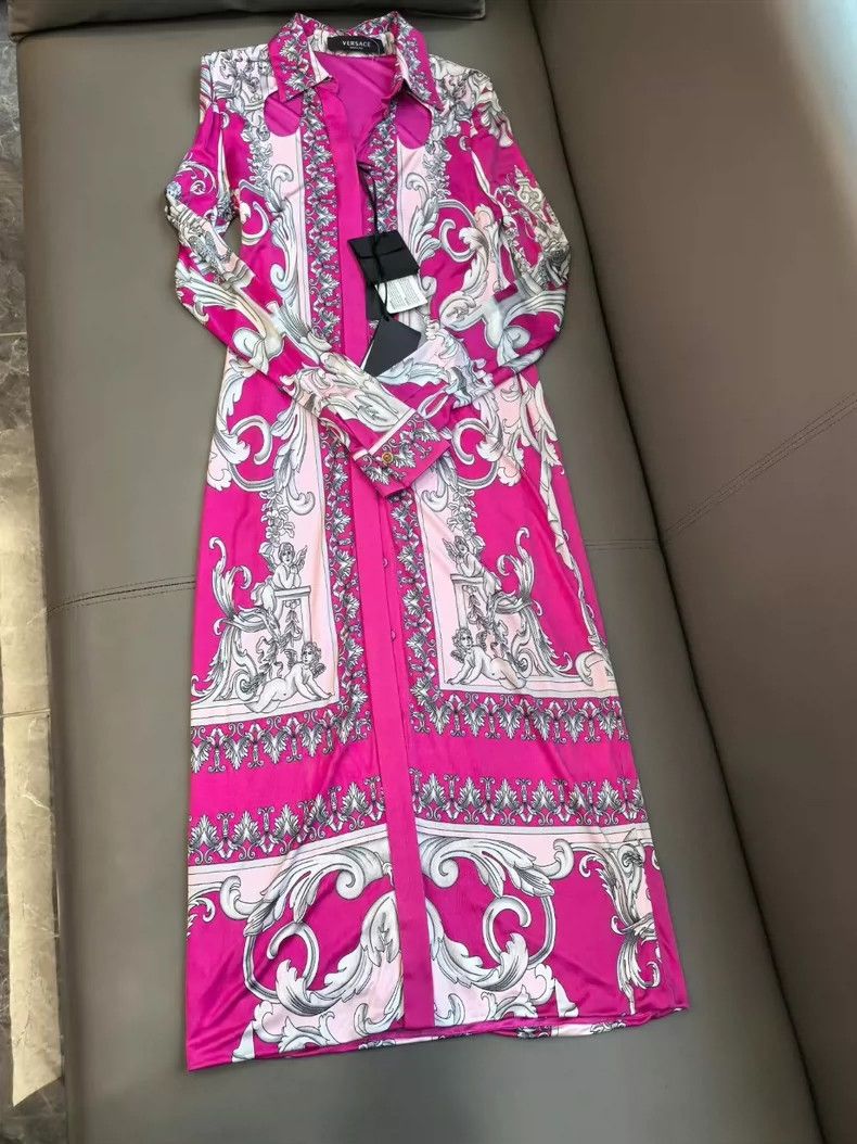 Versace Versace Shirt-style dress long skirt Size M / US 6-8 / IT 42-44 - 3 Thumbnail