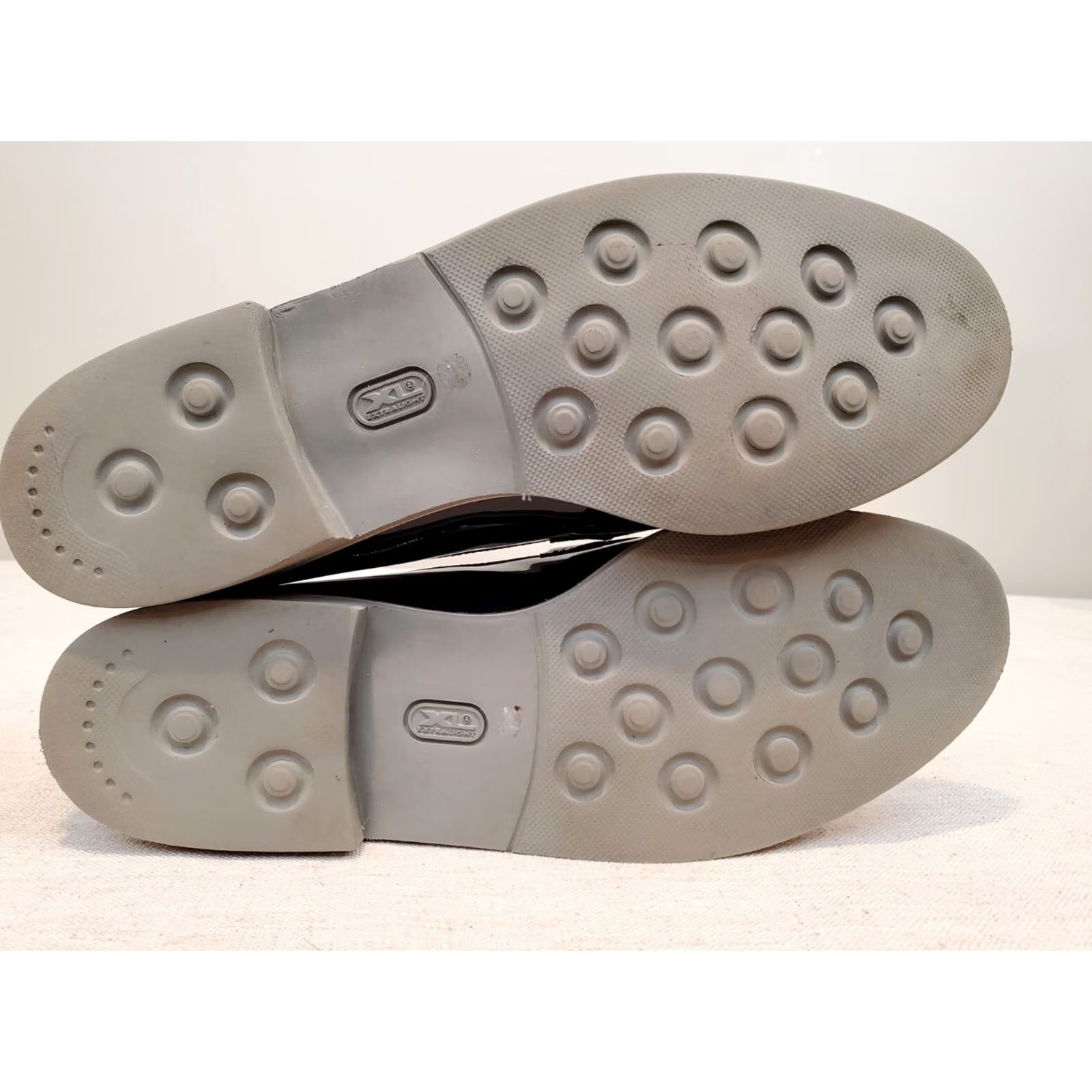 Vintage Paul Green Navy Patent Leather Slip On Loafers Womens Size US 9.5 Gray Sole Size US 8 / IT 38 - 6 Thumbnail