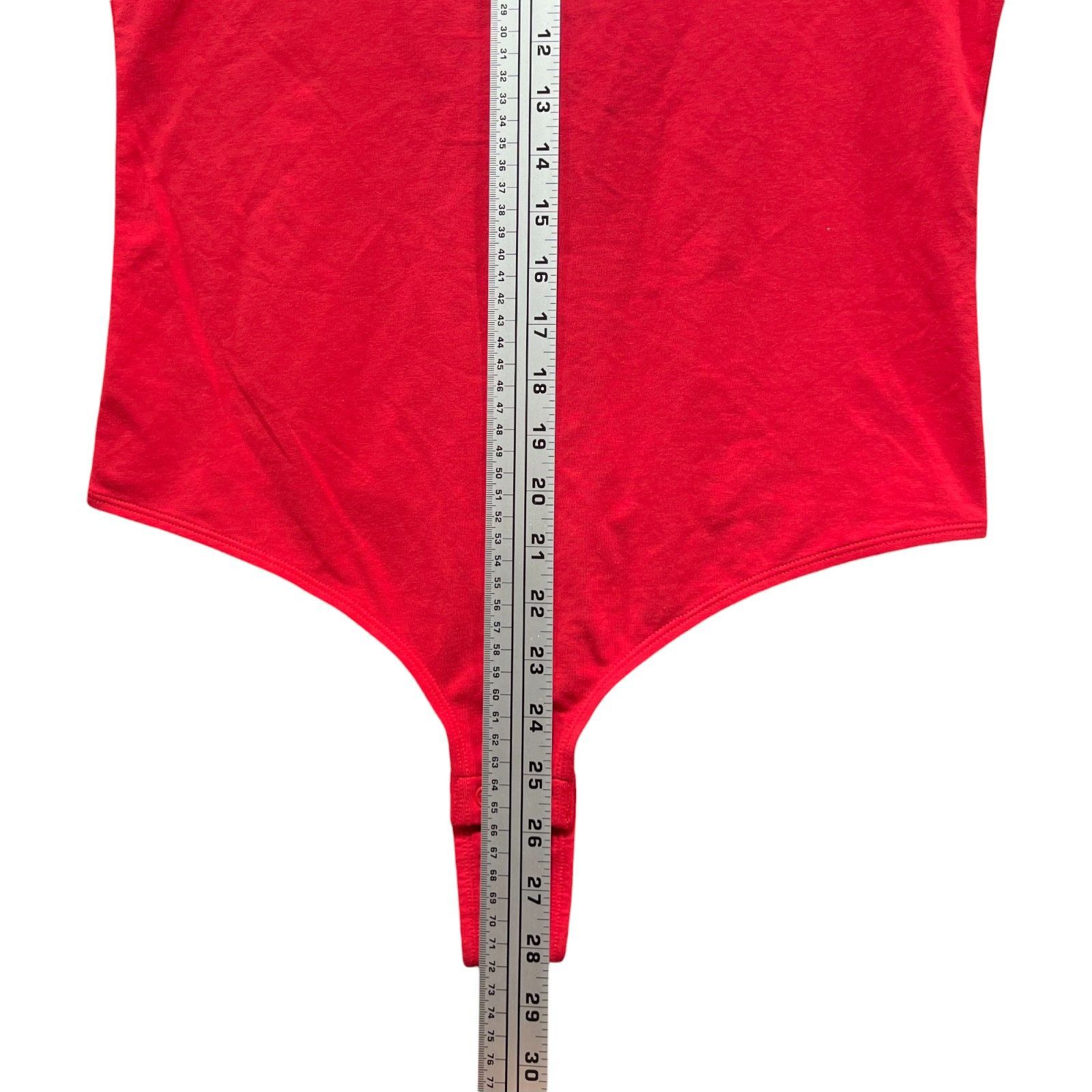 Other Auden - Women's Cotton Bodysuit - Red - Extra Large Size ONE SIZE - 8 Thumbnail