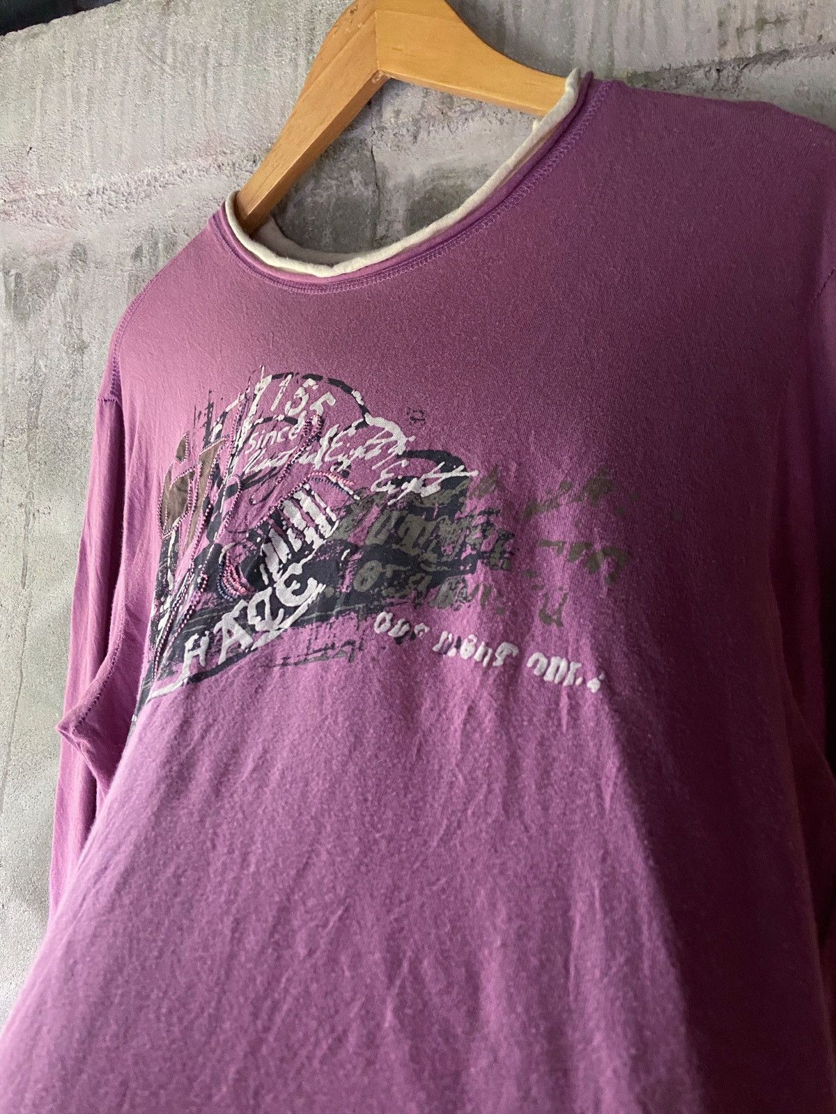 Japanese Brand GET USED DOUBLE LAYER STYLE LONG SLEEVE Size US L / EU 52-54 / 3 - 7 Thumbnail