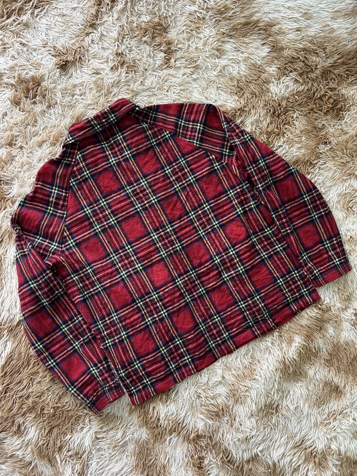 Unused Japan Unused Refinement Garments Wool Flannel Shirt Jacket Size US M / EU 48-50 / 2 - 6 Thumbnail