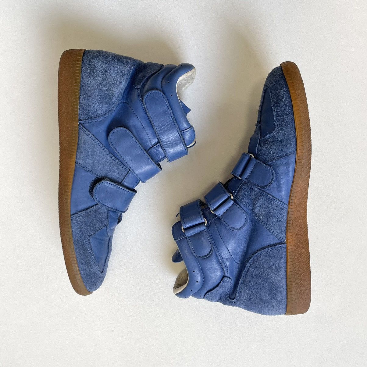 Maison Margiela Royal Blue Velcro GAT Sneakers Size US 8 / EU 41 - 15 Thumbnail