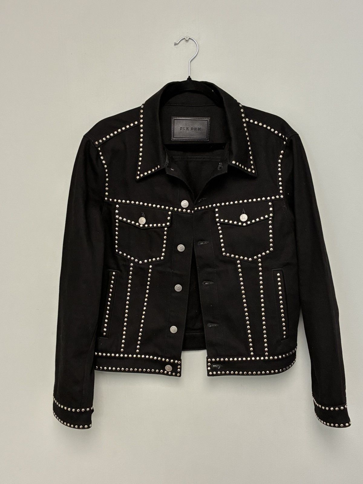 Blk Dnm Denim studded jacket 75 size EU 46 USA 36 medium Size US S / EU 44-46 / 1 - 8 Thumbnail