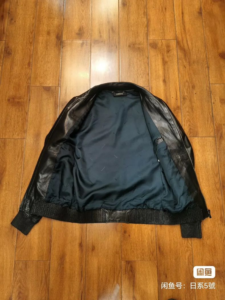 Versace Versace Napa lambskin cropped jacket Size US M / EU 48-50 / 2 - 3 Thumbnail