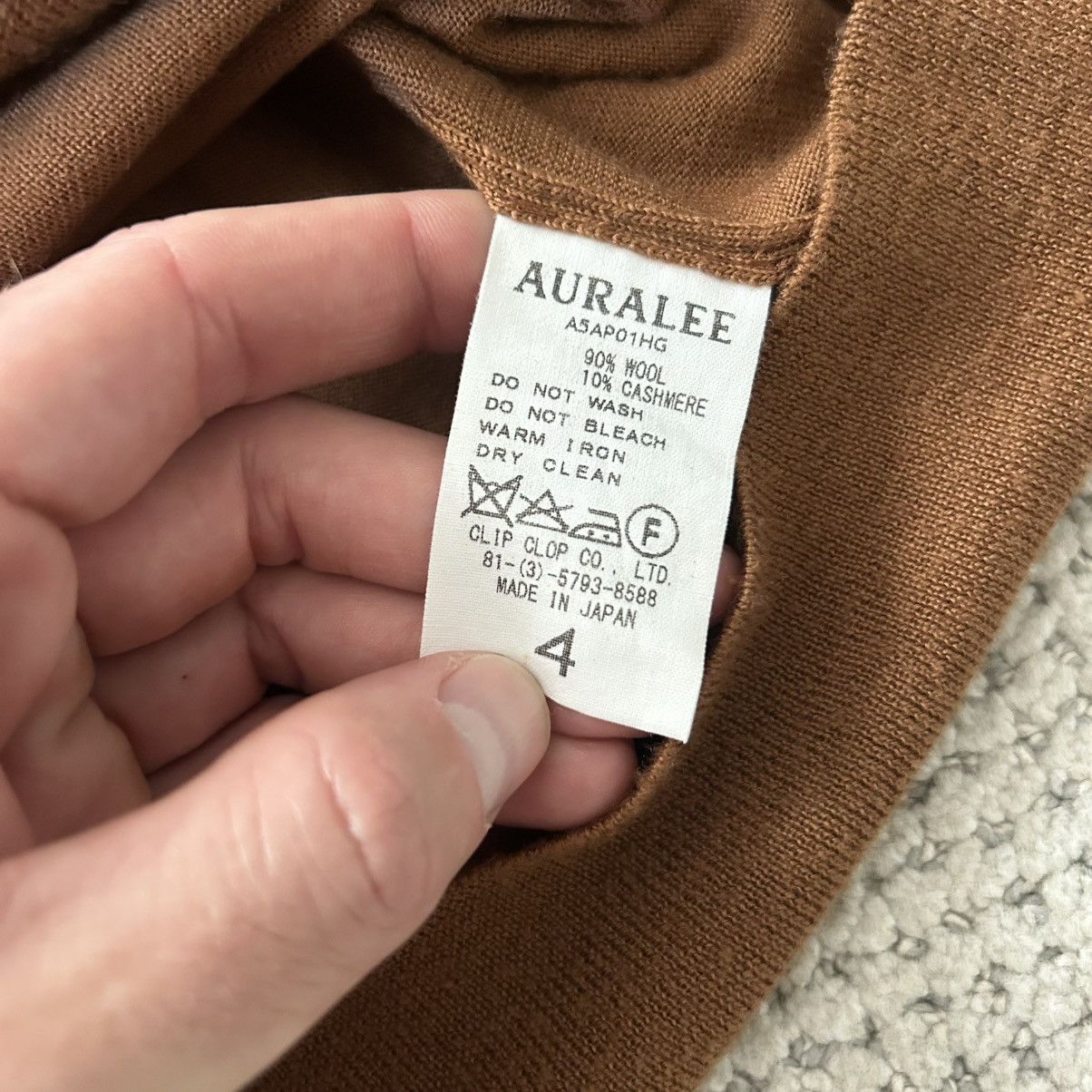 Auralee Wool Cashmere Super Fine Knit Size US S / EU 44-46 / 1 - 3 Thumbnail