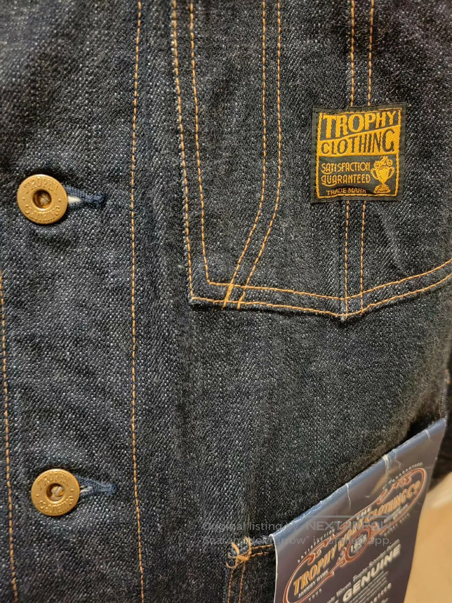Trophy Clothing TROPHY CLOTHING 15th Anniv 14.5oz Denim Jacket. Size US S / EU 44-46 / 1 - 8 Thumbnail