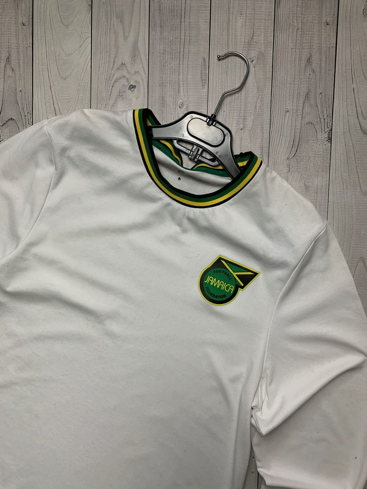 Vintage Vintage Jamaica soccer long sleeve shirt size L Size US L / EU 52-54 / 3 - 2 Thumbnail
