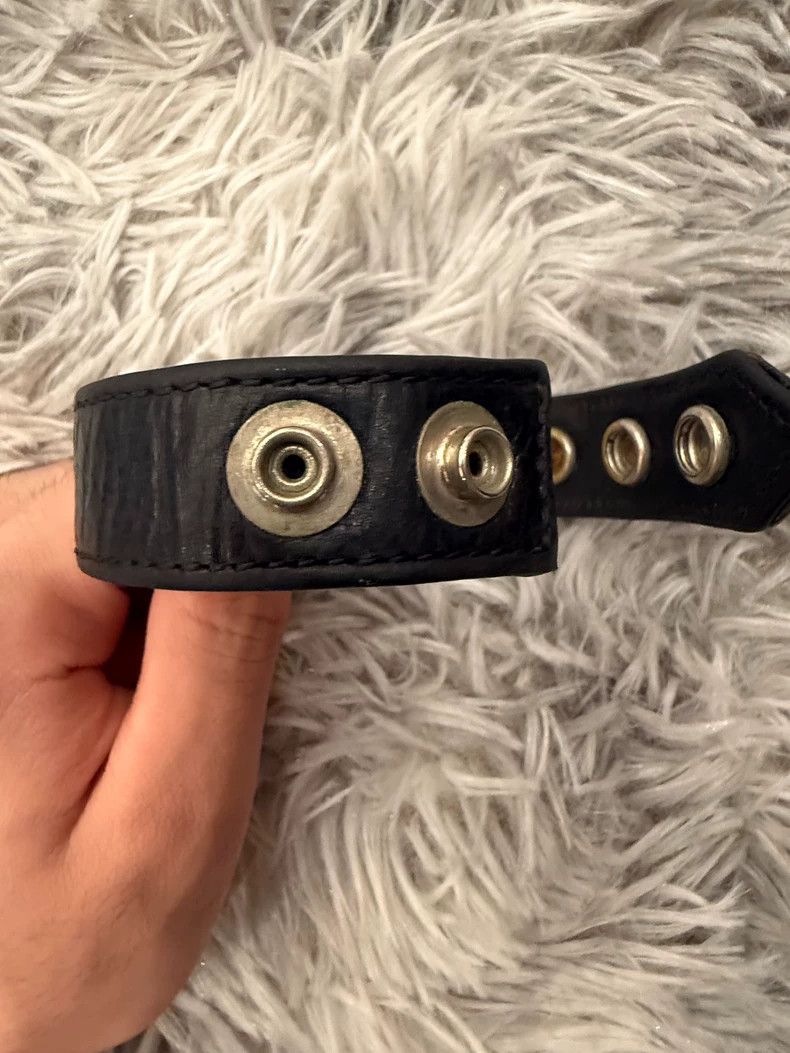 Chrome Hearts Chrome hearts Thirty character flower silver buckle leathe Size ONE SIZE - 4 Thumbnail