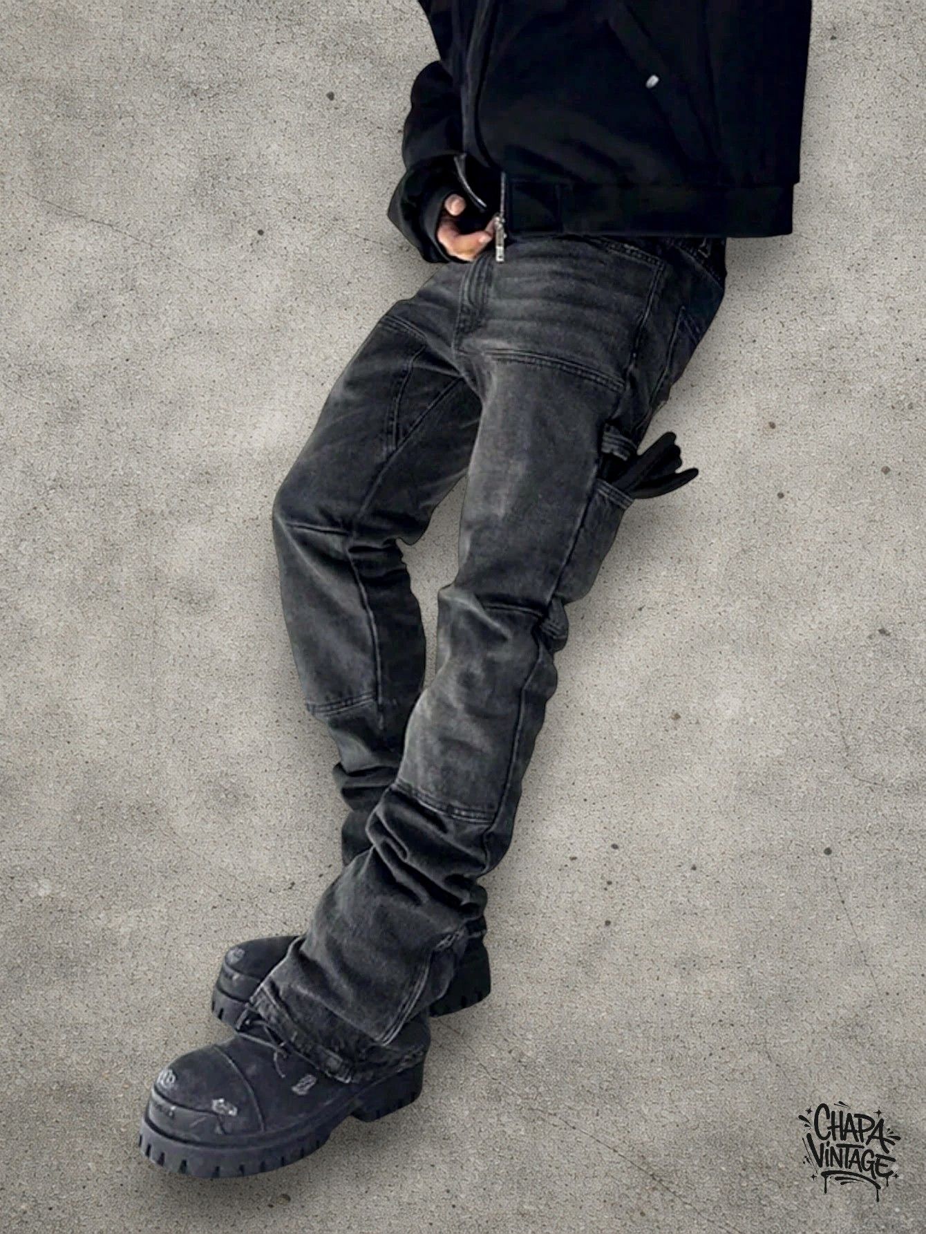 Japanese Brand Slim gray jeans Size US 32 / EU 48 - 4 Thumbnail