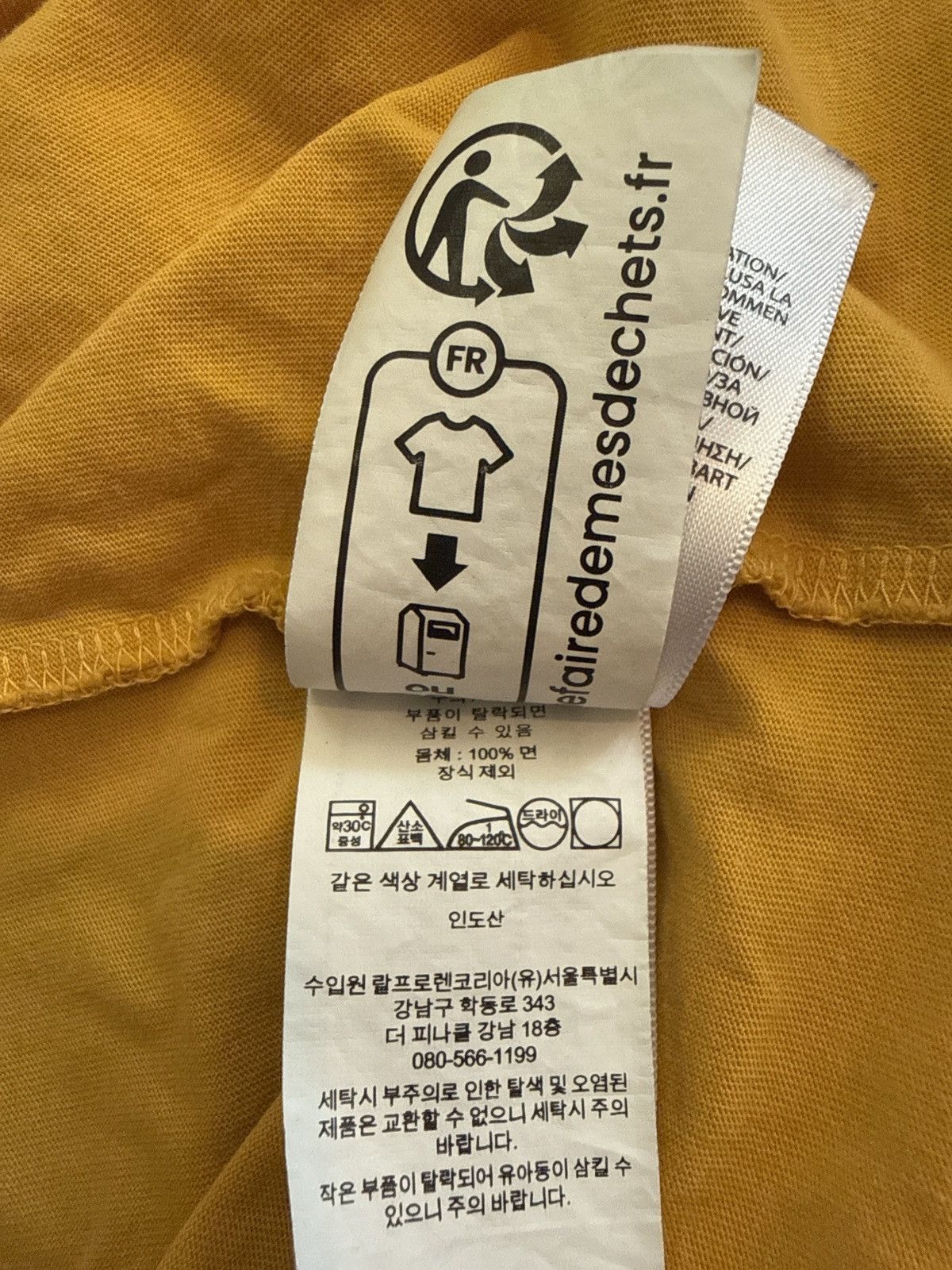 Polo Ralph Lauren Vintage Polo Ralph Lauren Big Spellout Tee – Mustard Yellow Size US M / EU 48-50 / 2 - 6 Thumbnail