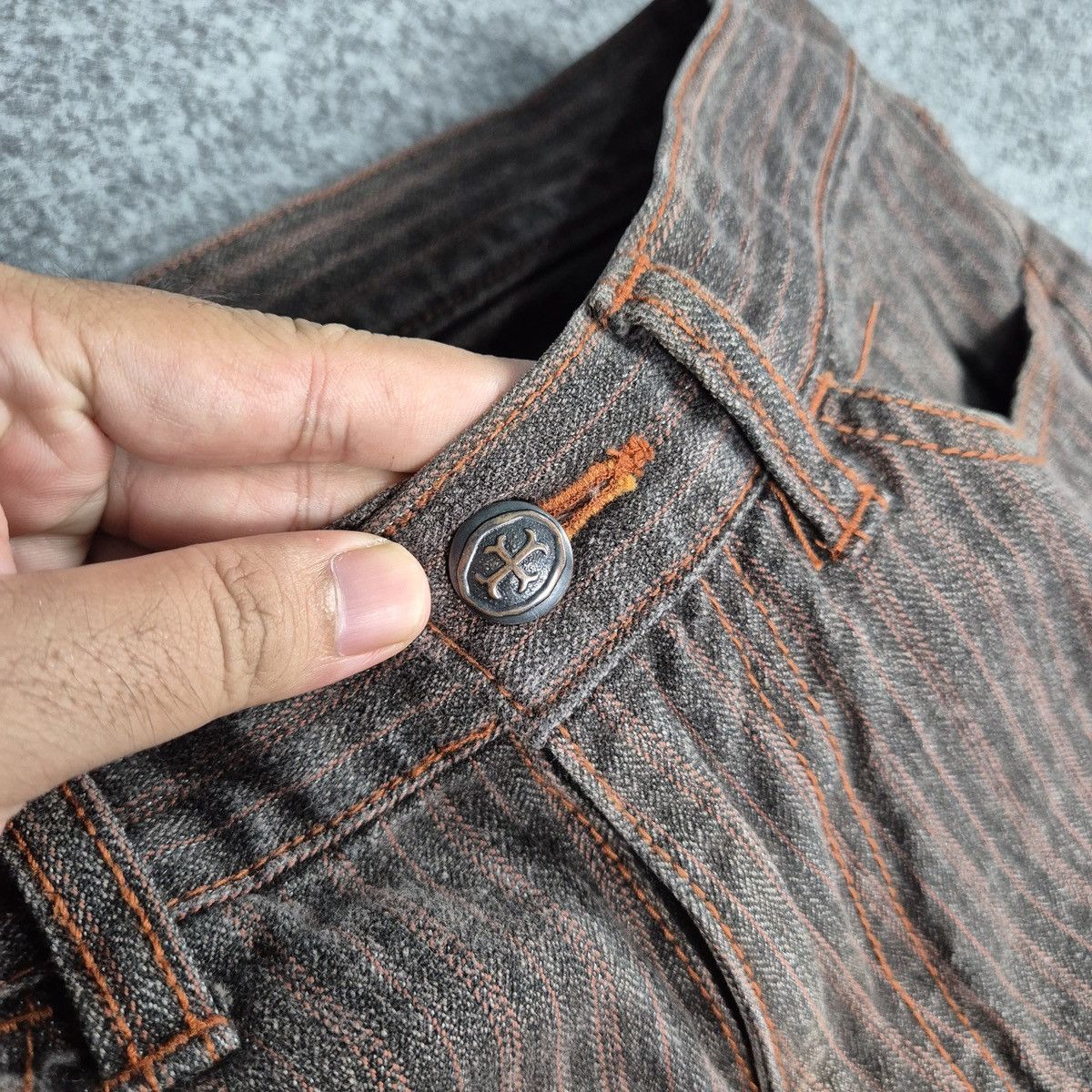 If Six Was Nine Custom Culture Flare Jeans Size US 33 - 7 Thumbnail