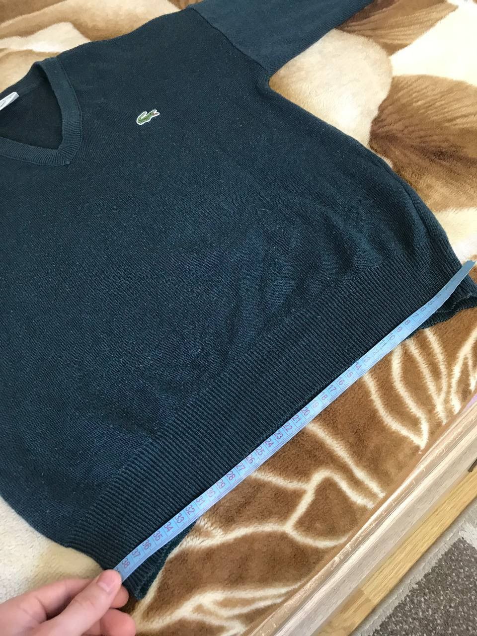 Lacoste 🔥 90s Lacoste Wool Sweater V Neck Old Money Knit Cardigan Size US M / EU 48-50 / 2 - 12 Thumbnail
